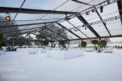 Wedding Ellis Island Lighting 